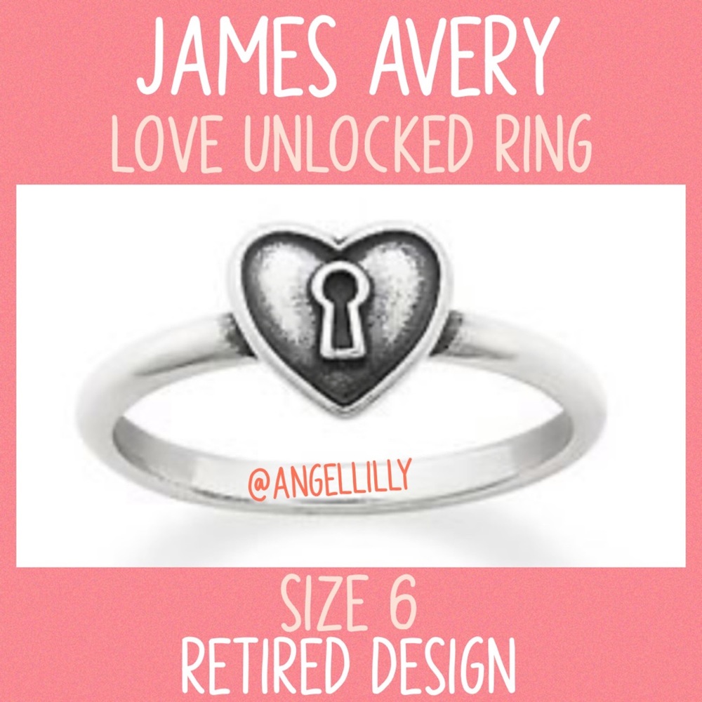 RETIRED James Avery “Love Unlocked” Ring
